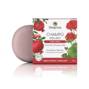 CHAMPÚ SÓLIDO HIDRA-RIZOS BIO CON GRANADA Y GERANIO, DEHESIA