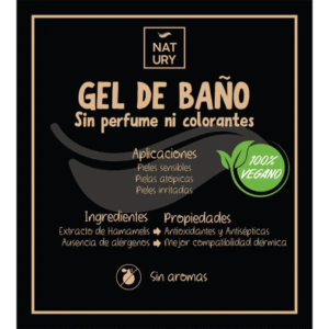 GEL BAÑO NATURAL SIN AROMA NI COLOR