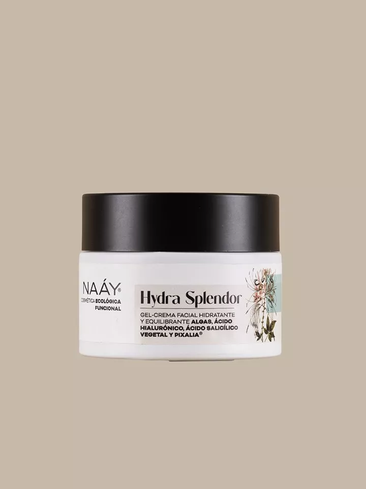 Hydra Splendor - Gel/Crema facial hidratante y equilibrante Naay, 50 ML