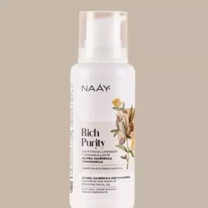 Rich Purity- Aceite facial limpiador y desmaquillante Naay, 200 ml