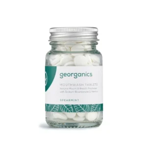 PASTILLAS ENJUAGUE BUCAL- HIERBABUENA- GEORGANICS, 120 UD