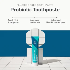 PASTA DENTAL CON PREBIÓTICOS Y PROBIÓTICOS E HIDROXIAPATITA- SIN FLUOR- GEORGANICS