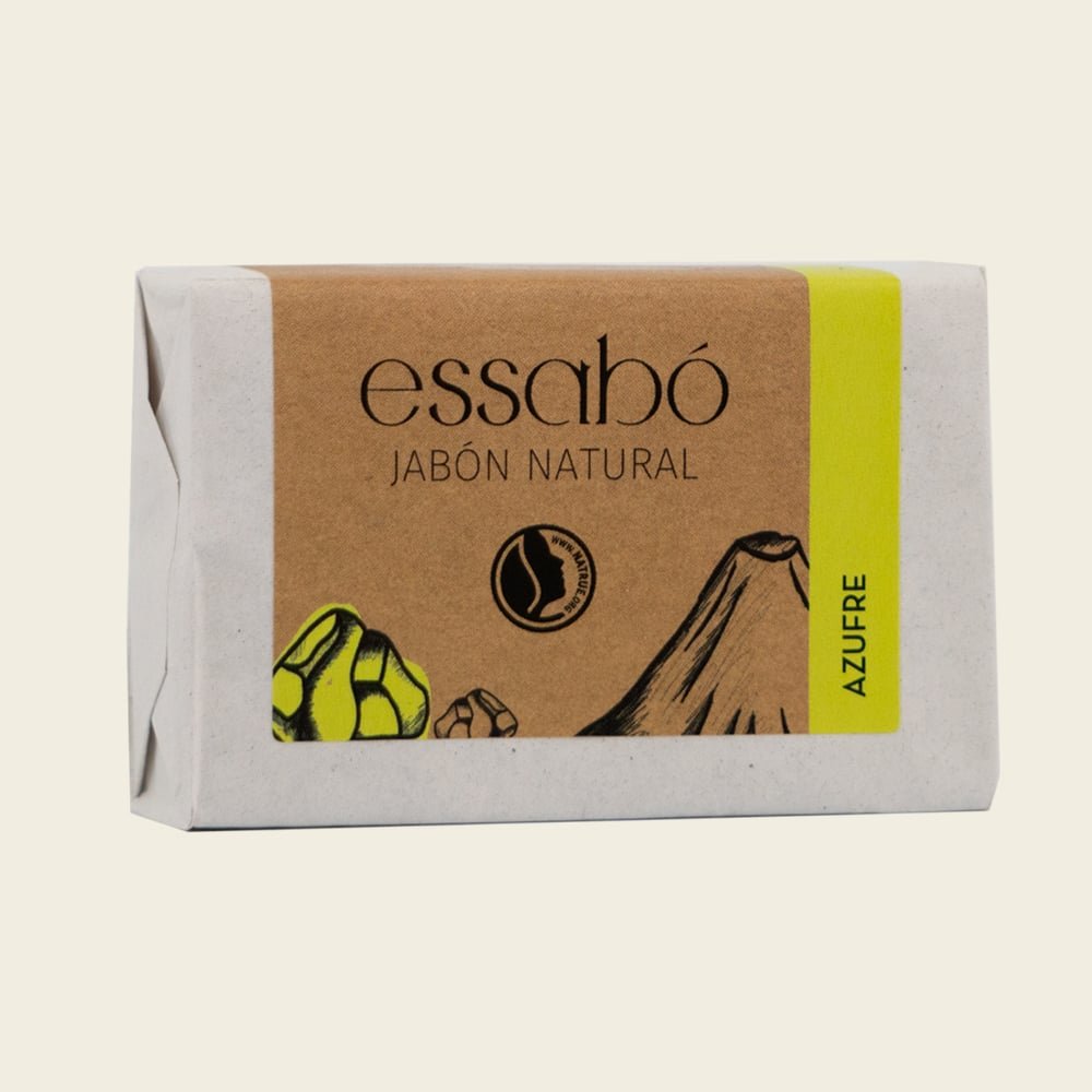 Jabón Natural Azufre- Essabó,100g