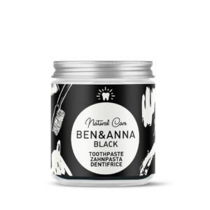Dentífrico black tarrito de cristal- Benn &Anna, 100 ml