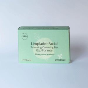 Limpiador Facial Solido Eco Piel Mixta y Grasa-DECOLORES-80 GR